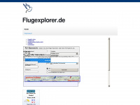flugexplorer.de Webseite Vorschau