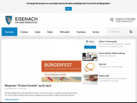 eisenach.de Webseite Vorschau