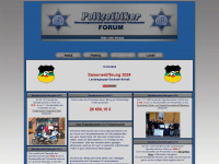 polizeibiker.com Webseite Vorschau