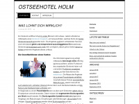 ostseehotel-holm.de Webseite Vorschau