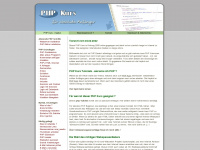 php-kurs.info Webseite Vorschau