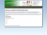 medicuspersonalberatung.de Webseite Vorschau