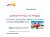autovermietung-paraguay.com Webseite Vorschau