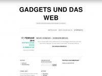 webappsundgadgets.wordpress.com Webseite Vorschau