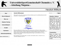ninjutsu-chemnitz.de Webseite Vorschau