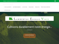lamberval-energie-verte.fr Webseite Vorschau