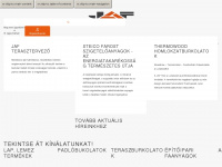jafholz.hu Webseite Vorschau