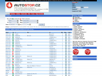 autostop.cz Webseite Vorschau