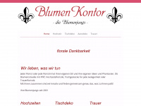 blumenkontor-albers.de Webseite Vorschau