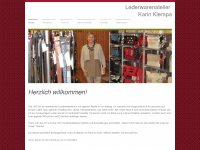 lederwaren-klempa.de Webseite Vorschau