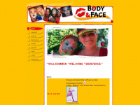 body-and-face.eu Webseite Vorschau
