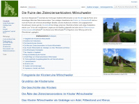 kloster-woerschweiler.de Webseite Vorschau