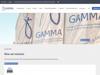 g-a-m-m-a.org Webseite Vorschau