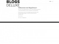 blogsdeluxe.de Webseite Vorschau