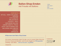 ballon-shop-emden.de Webseite Vorschau