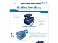 blueline-travelbag.com Webseite Vorschau