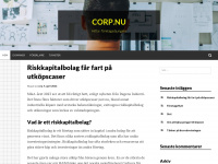 corp.nu Webseite Vorschau