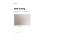 mnemonic.it Webseite Vorschau