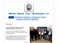 marina-shantychor-oberhausen.de Webseite Vorschau