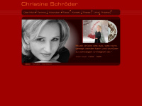 christineschroeder.com Webseite Vorschau