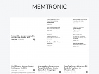 memtronic.de Webseite Vorschau