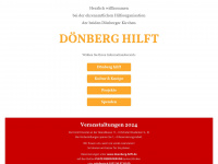 doenberg-hilft.de Webseite Vorschau
