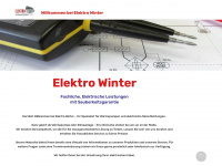 elektro-winter.eu Webseite Vorschau