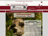 wolfsspitzwelpen.spitzliebhaberverein.de Webseite Vorschau