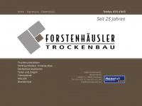 forstenhaeusler.com Webseite Vorschau