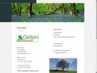 oeltjen-baumschule.de Webseite Vorschau