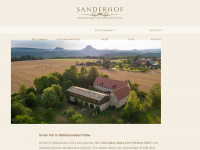 fewo-sanderhof.de Webseite Vorschau