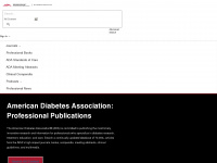 diabetesjournals.org Webseite Vorschau