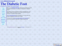 diabeticfoot.org.uk Webseite Vorschau