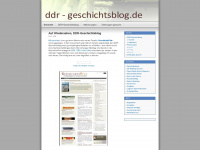 ddrgeschichtsblog.wordpress.com Webseite Vorschau