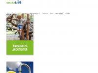 ecovia.ch Webseite Vorschau
