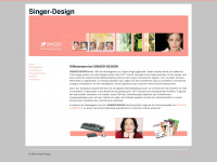 singer-design.de Webseite Vorschau