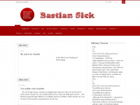 bastiansick.de Webseite Vorschau