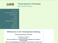 tierarzt-messinger.com Webseite Vorschau