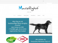 mavisflight.de Webseite Vorschau