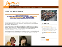 fagotte.eu Webseite Vorschau