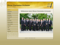 klarinettenorchester.at Webseite Vorschau