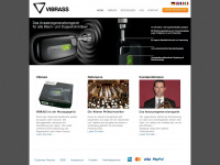 vibrass.at Webseite Vorschau