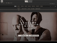 volbeat.dk Webseite Vorschau