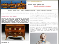 kunsthandel-dresden.com Webseite Vorschau