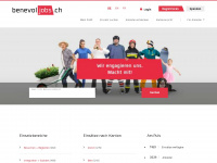 benevol-jobs.ch Webseite Vorschau