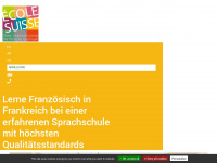 franzoesisch-lernen-frankreich.ch Webseite Vorschau