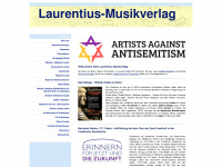 laurentius-musikverlag.de Webseite Vorschau