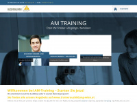am-training.at Webseite Vorschau
