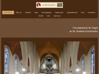 orgelfreundeskreis.de Webseite Vorschau