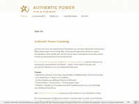 authentic-power-coaching.com Webseite Vorschau